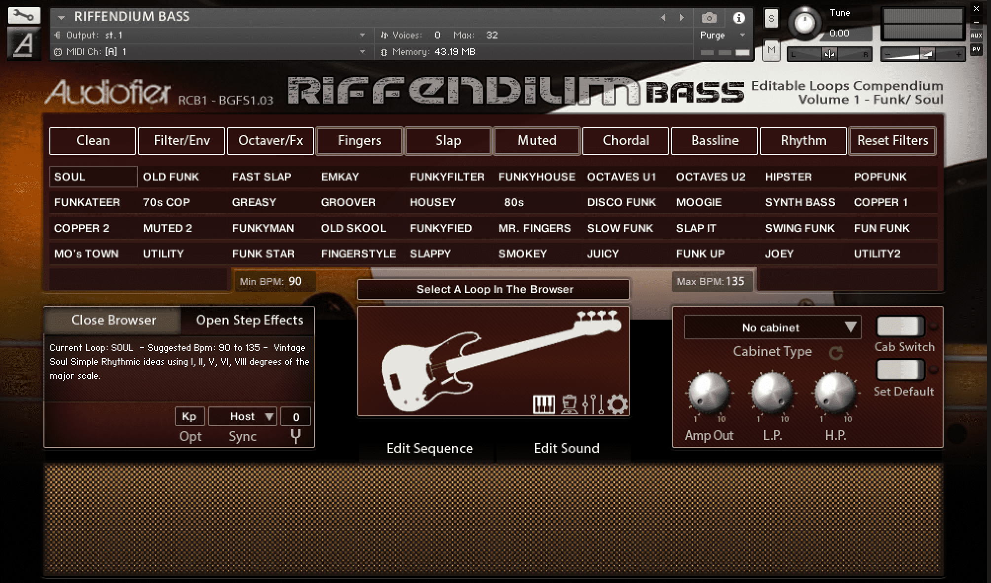 Riffendium Bass GUI