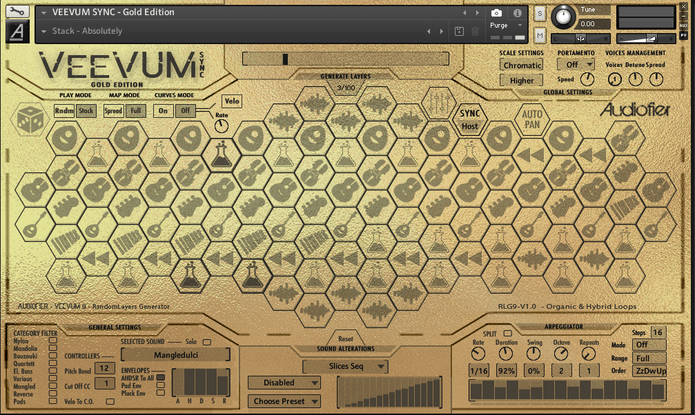 Veevum Sync Gold