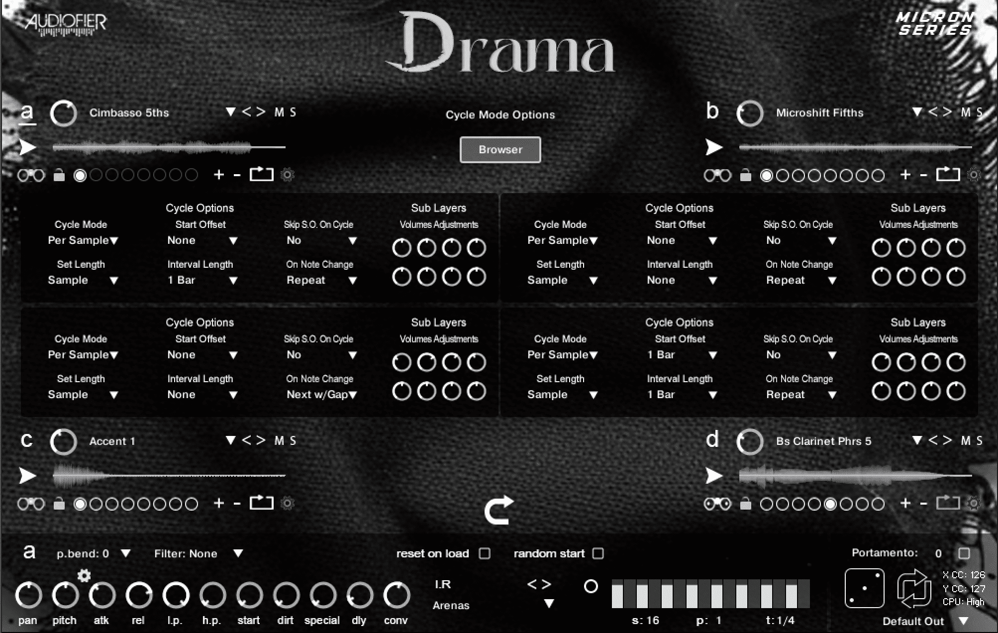 MICRON Drama GUI2